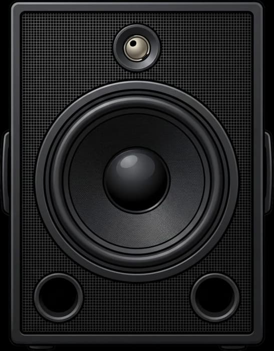 De speaker van de show